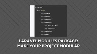 Laravel Modules Package Review and DemoProject [upl. by Nodnyl]