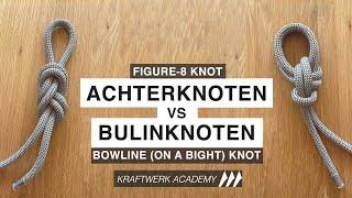 Achterknoten vs Doppelte Bulinknoten [upl. by Atikam]