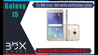 Fix DRK Error dm verity verification failed J5 J500H Android Marshmallow [upl. by Blanca429]