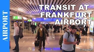 TRANSIT WALK AT FRANKFURT Airport FRA Terminal 1  Connection Flight Transfer Arriving amp Departing [upl. by Neenaj166]