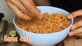 Sri Lankan Food Adventure Pol Sambol Recipe [upl. by Daugherty]