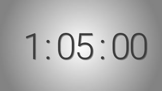 65 Minutes 1 hr 5 min countdown Timer  Beep at the end  Simple Timer [upl. by Ahtis868]