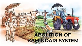 Abolition of Zamindari System  Chapter 16  8th class  Social studies [upl. by Lach305]