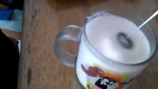 Aerolatte Review Frothing Cold Milk In Under 1 Minute [upl. by Eanel824]