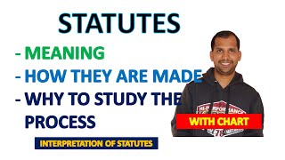 Statutes  How they are made  Why to Study  Interpretation of Statutes [upl. by Paton]