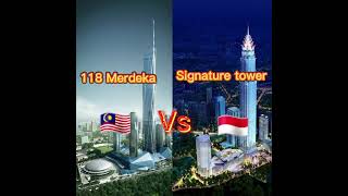 118 Merdeka vs signature tower [upl. by Toddy]