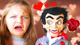 SLAPPY VALENTINES DAY the MOVIE SLAPPY LOVES ME Slappy Has a CRUSH on AUBREY [upl. by Amol]