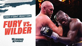 Tyson Fury vs Deontay Wilder 3 Results  PostFight Show  MORNING KOMBAT [upl. by Aihsas]